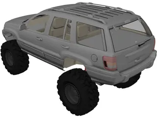 Jeep Grand Cherokee [Lifted] 3D Model preview
