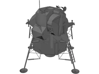 Apollo 11 Lunar Module 3D Model preview