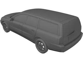 Volvo C70 Wagon (2004) 3D Model preview