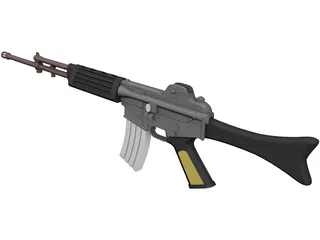 K2 Rifle 3D Model preview