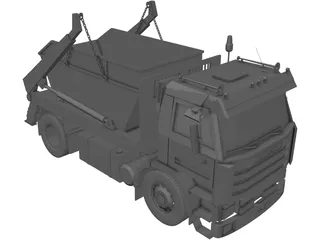 Scania 450 Dumpster 3D Model preview