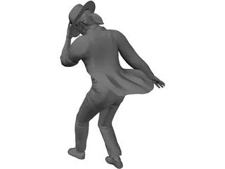 Michael Jackson 3D Model preview