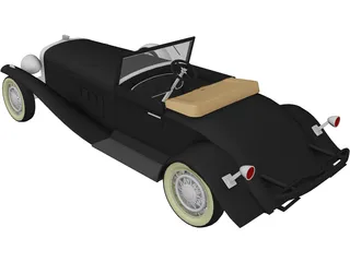 Roadster 3D Model preview