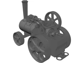 Stream Train Toy 3D Model preview