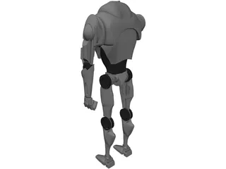 Star Wars Battle Droid 3D Model preview