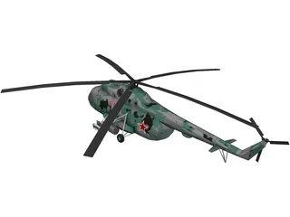 Mil Mi-8 Hip 3D Model preview