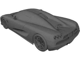 Koenigsegg CCXR 3D Model preview