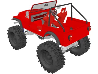Jeep CJ-7 (1976) 3D Model preview
