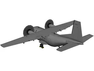 CASA C212-200 Aviocar 3D Model preview