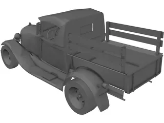 Ford Pickup (1929) 3D Model preview