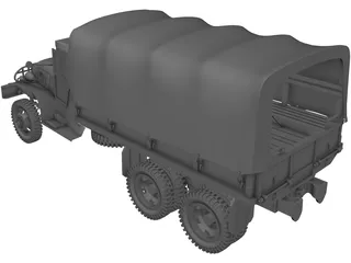 GMC Cckw 353 3D Model preview