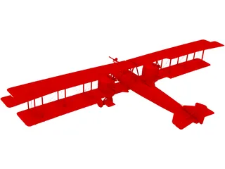 Gotha G.IV 3D Model preview