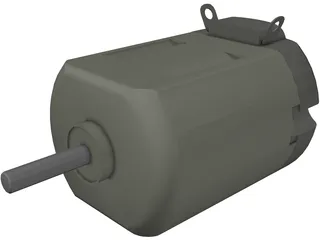 Electric Motor 3D Model preview