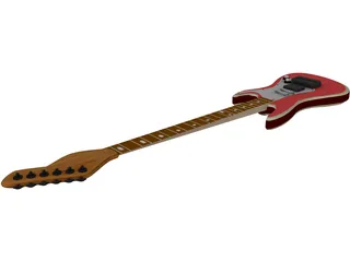 Guitar 3D Model preview