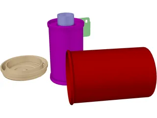 Kodak Film 3D Model preview