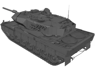 Leopard II 3D Model preview