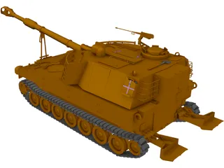 M-109 3D Model preview