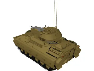 M2AB Infantry 3D Model preview