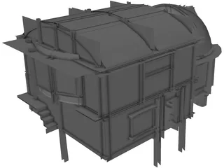 Interior House 3D Model preview