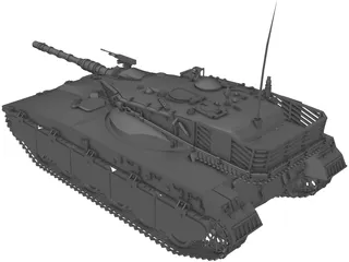 Merkava 3D Model preview