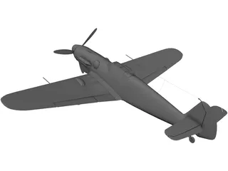 Messerschmitt BF-109G 3D Model preview