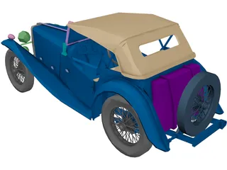 MG TC 3D Model preview