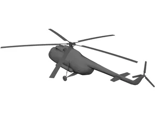 Mil Mi-8P Hip 3D Model preview