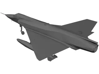 Dassault Mirage IIIC 3D Model preview