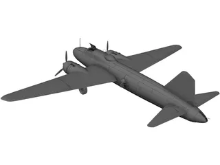 Mitsubishi Isshikirikko 3D Model preview