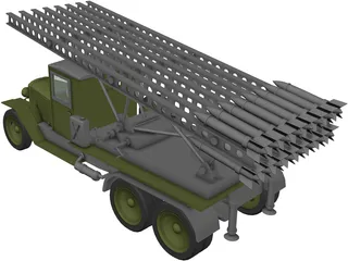 Katusha 3D Model preview