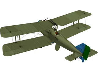 Royal Aircraft Factory S.E.5 (RAF) 3D Model preview