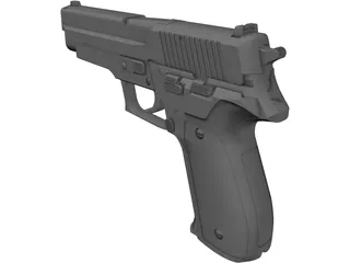 Sig Auer P-226 3D Model preview
