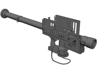 Stinger Launcher 3D Model preview