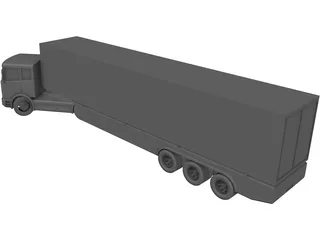 Truck 3D Model preview