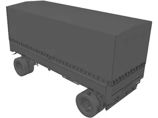 Trailer 3D Model preview