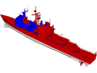 CG-49 Vincennes 3D Model preview