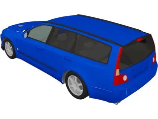 Nissan Steaga with Skyline Conversion 3D Model preview