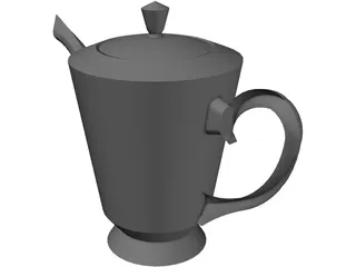 Coffee Pot 3D Model preview
