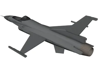 F-16 3D Model preview