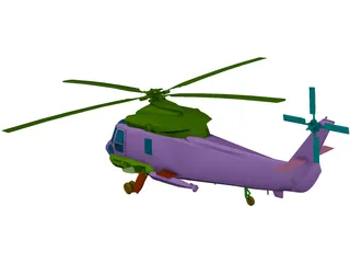Kaman SH-2F Seasprite 3D Model preview