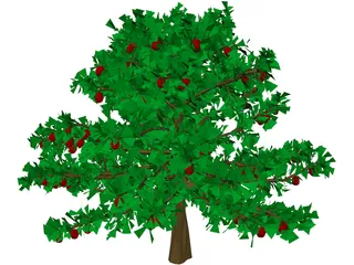 Apple Tree 3D Model preview