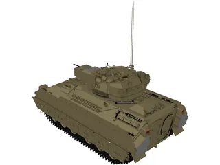 M2A2 Infantry Fighting Vehicle 3D Model preview