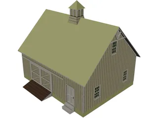 Machine Shed 3D Model preview