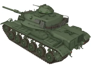 M60 A3 3D Model preview