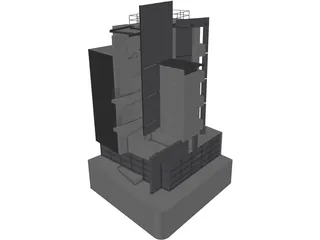 Ennio Building 3D Model preview