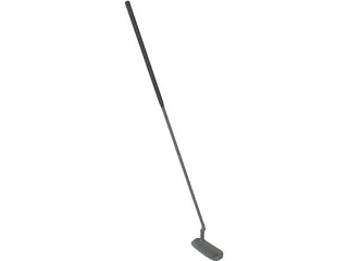 Golf Club Putter 3D Model preview
