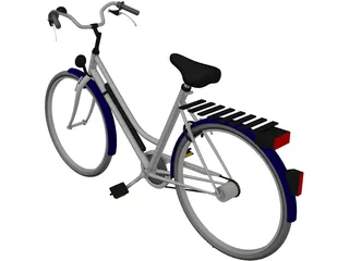 Bicycle 3D Model preview