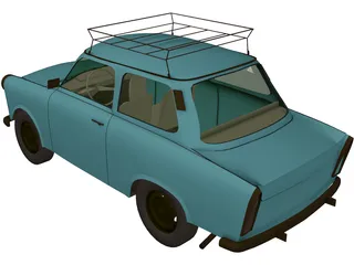 Trabant 601S 3D Model preview