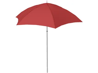 Beach Umbrella 3D Model preview