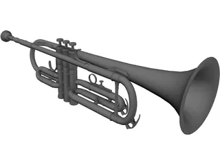 Trumpet 3D Model preview
